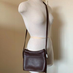 RARE COACH CROSSBODY BAG H9C 9062 VINTAGE BROWN 8.5" BY 7" BY 3"